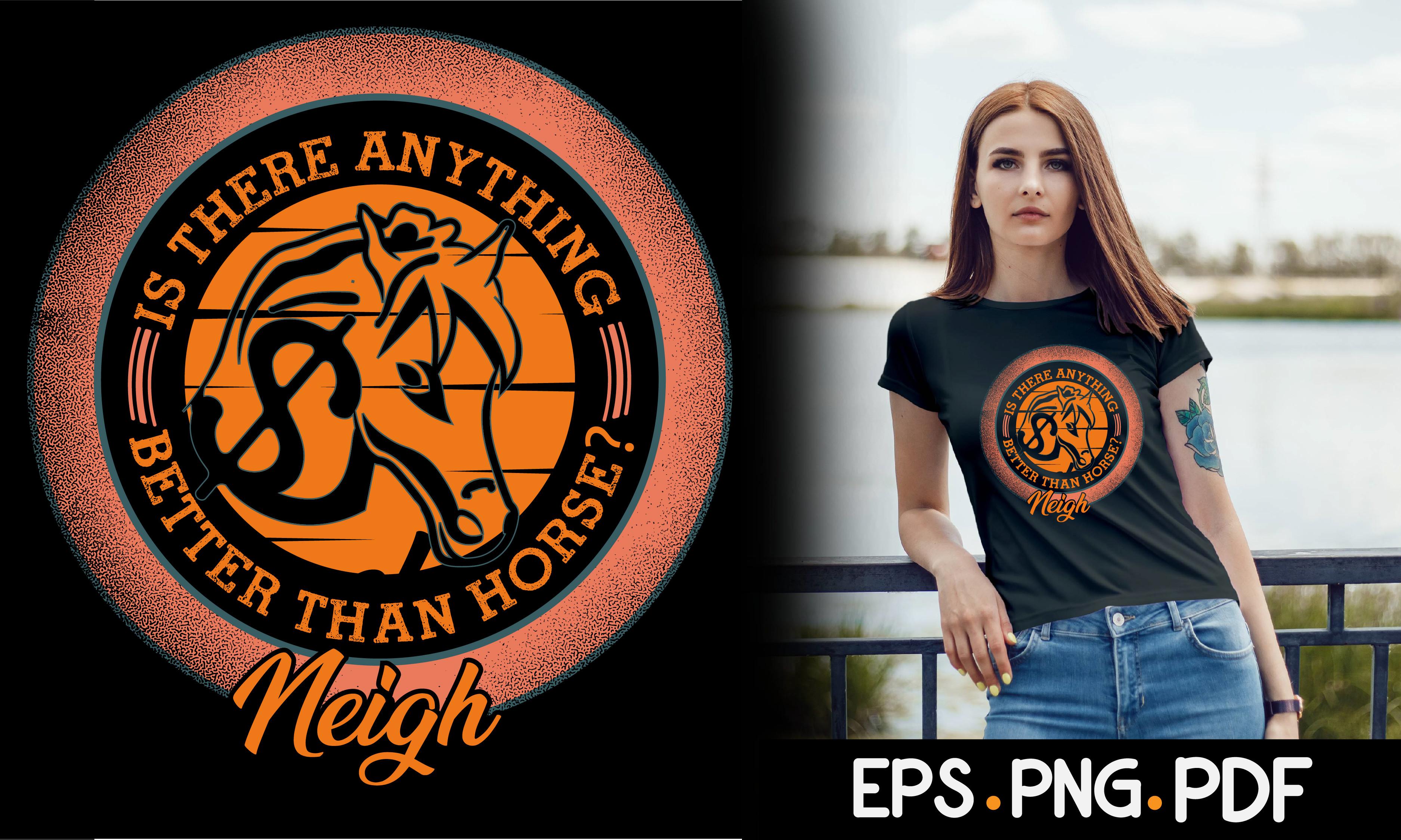 Horse T Shirt Design Vintage