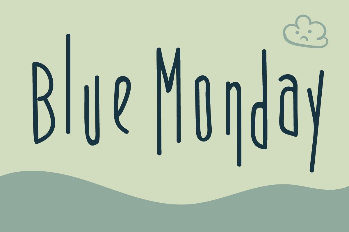 Blue Monday Font