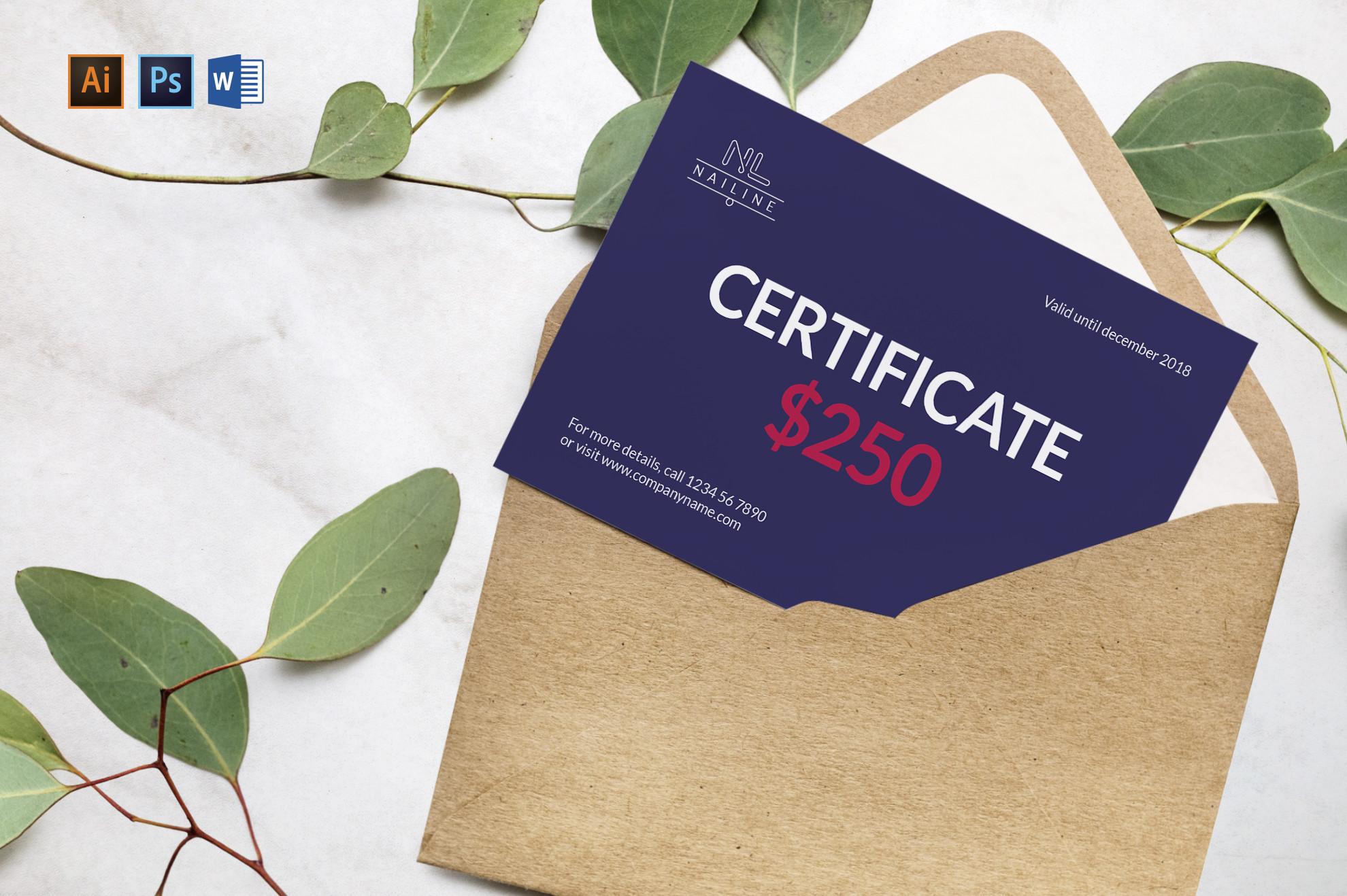 Nail Studio Gift Certificate