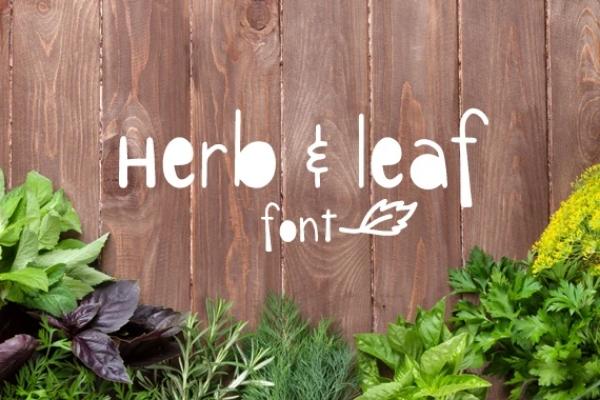 Herb & Leaf Font