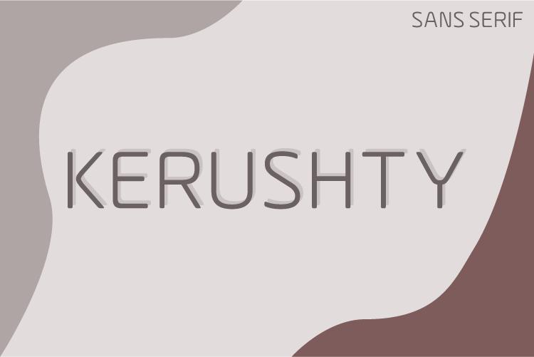 Kerushty Font