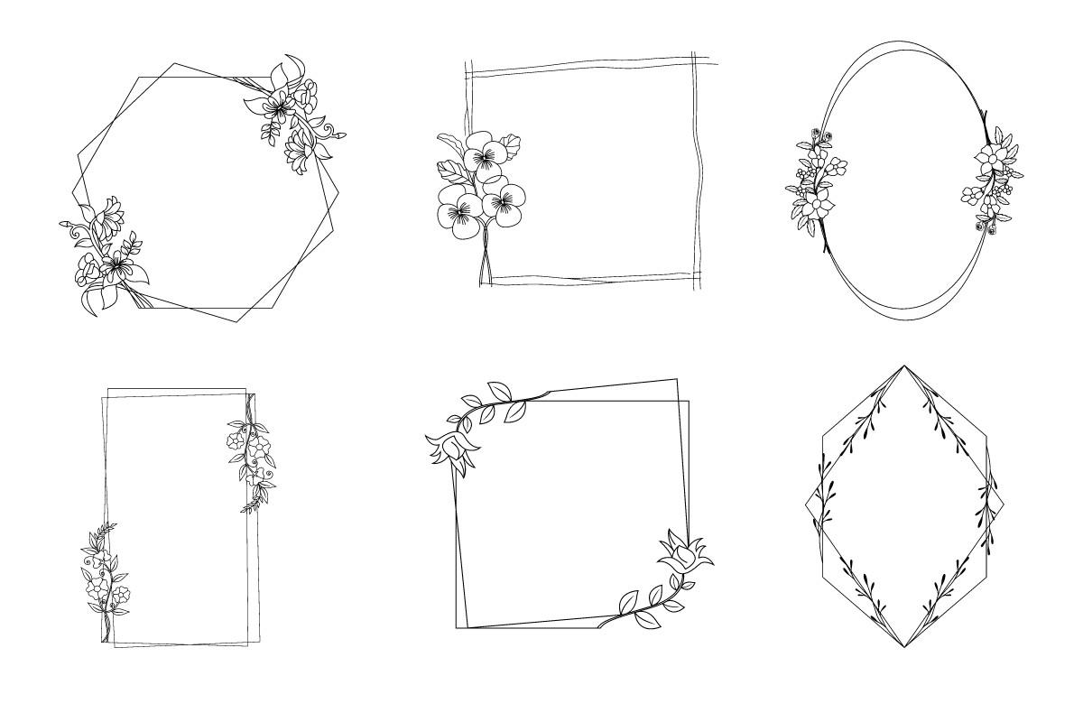 6 Double Frame SVG