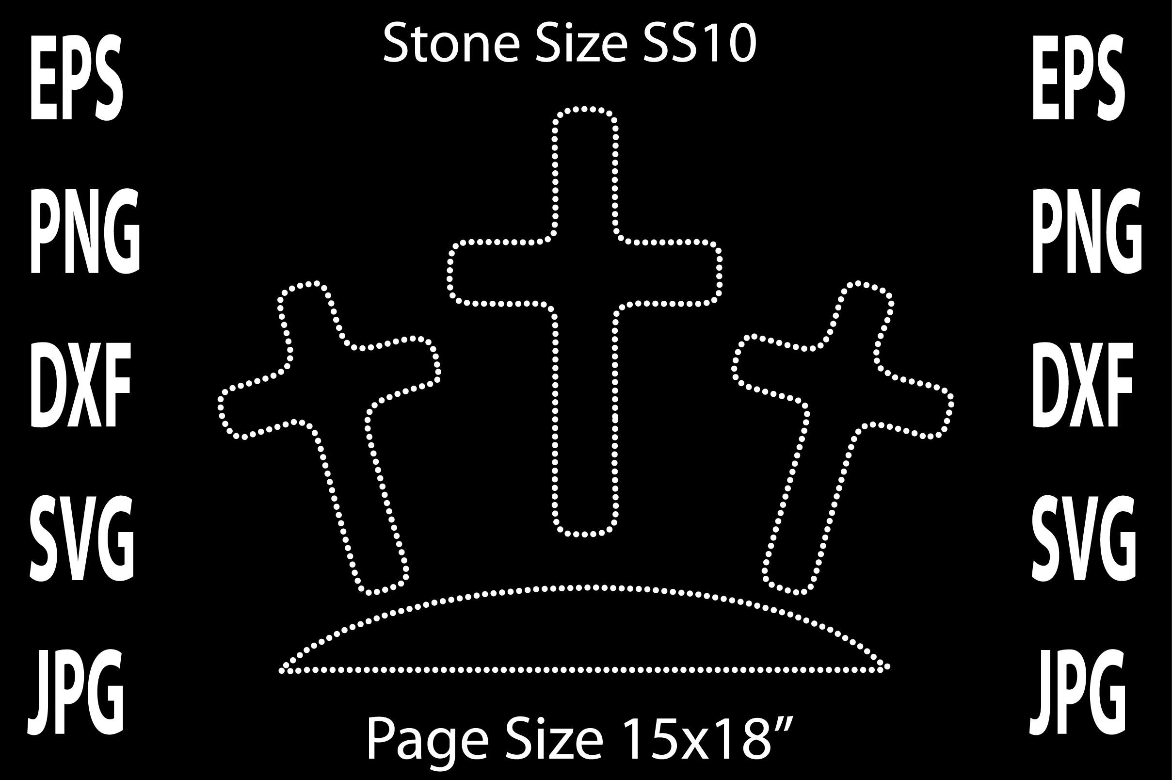 Jesus Rhinestone Design