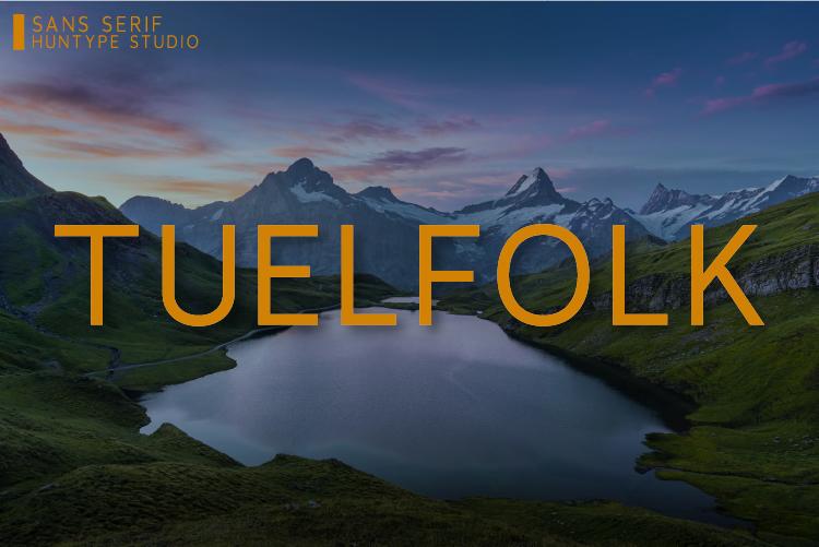 Tuelfolk Font