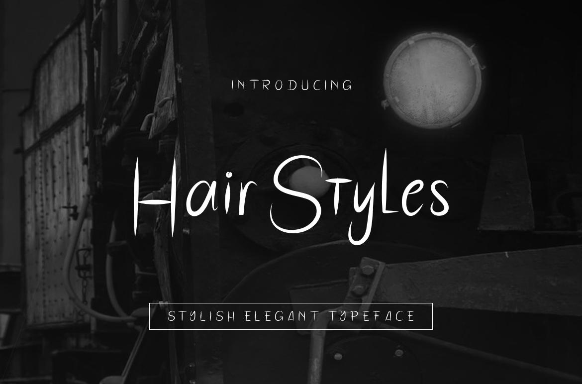 Hair Styles Font