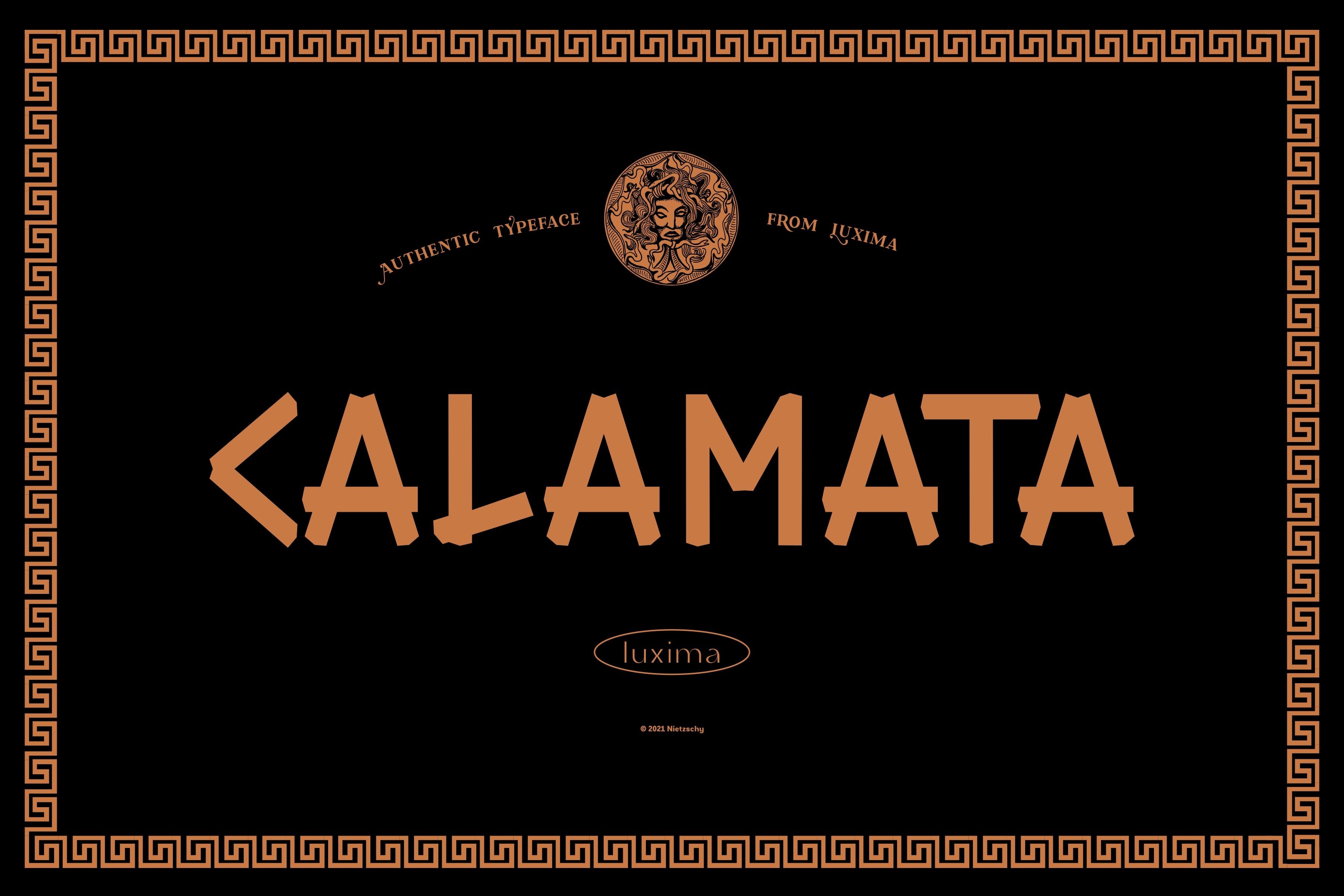 Calamata Font