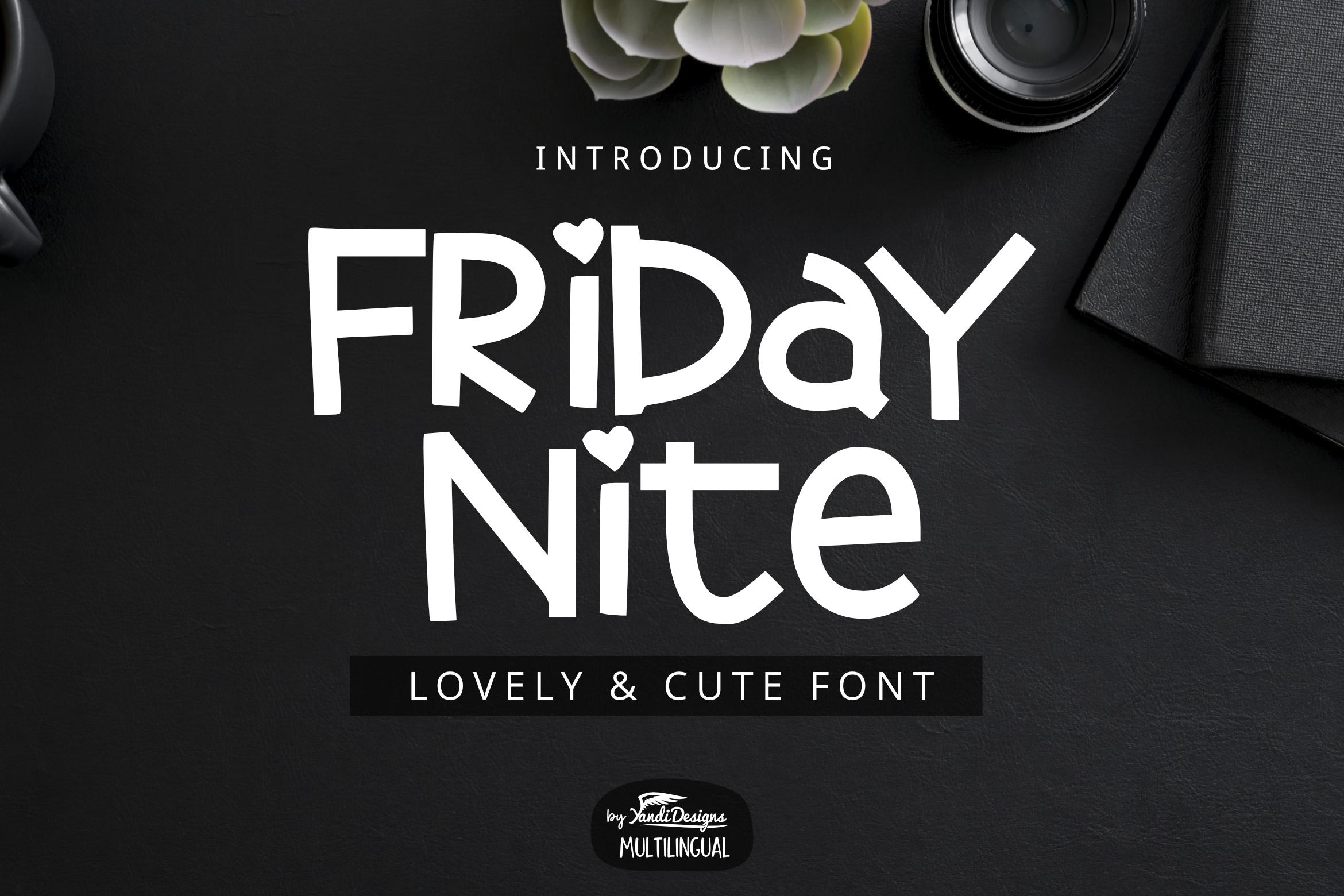Friday Nite Font