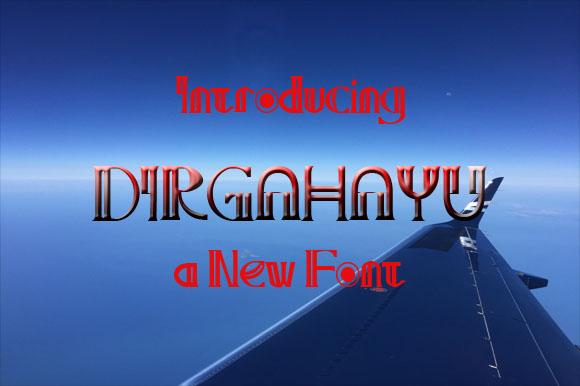 Dirgahayu Font