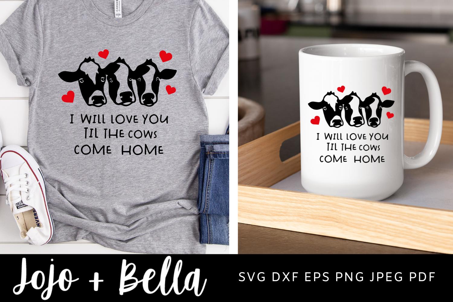 Valentines Svg, Cow Svg