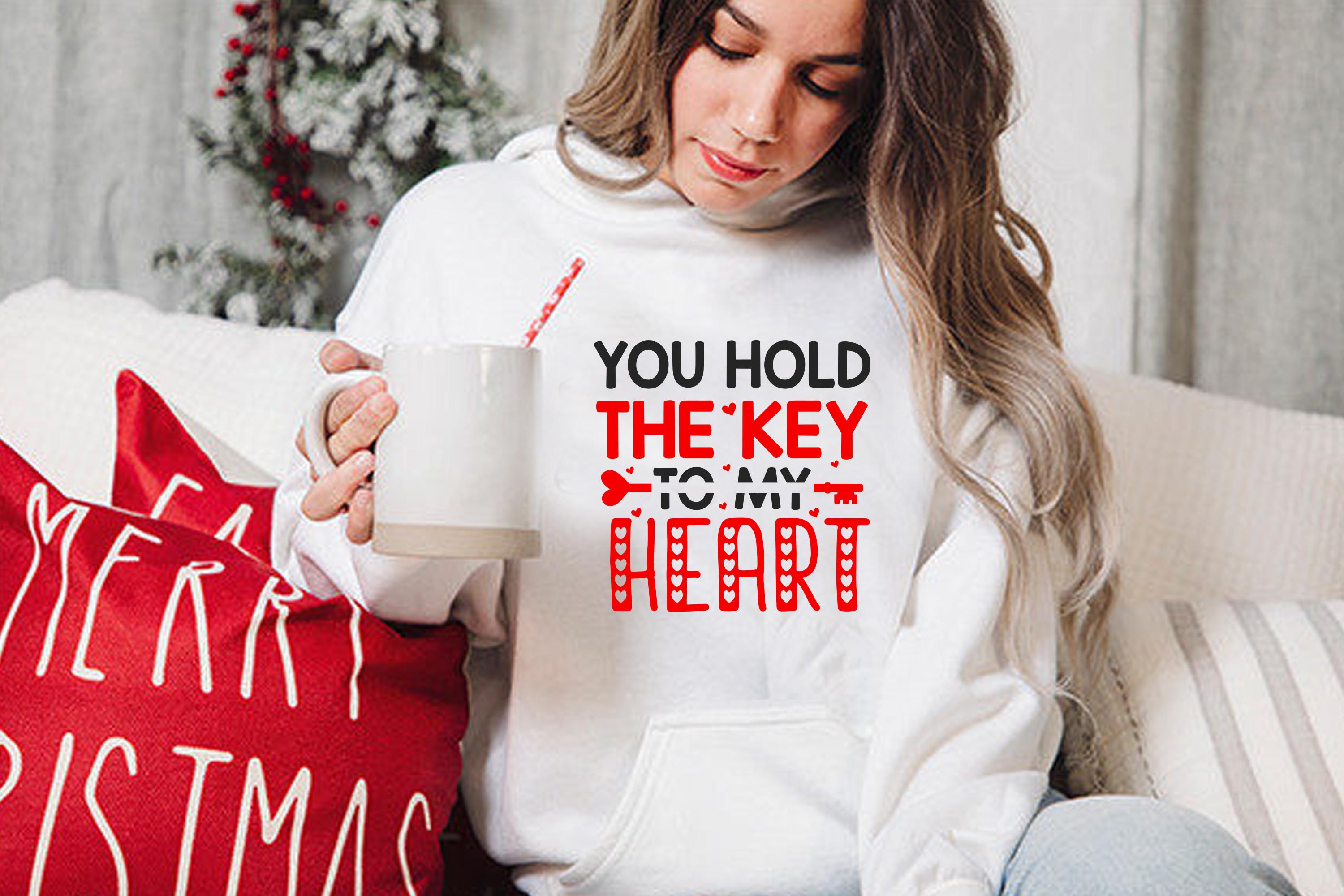 You Hold the Key to My Heart SVG Design