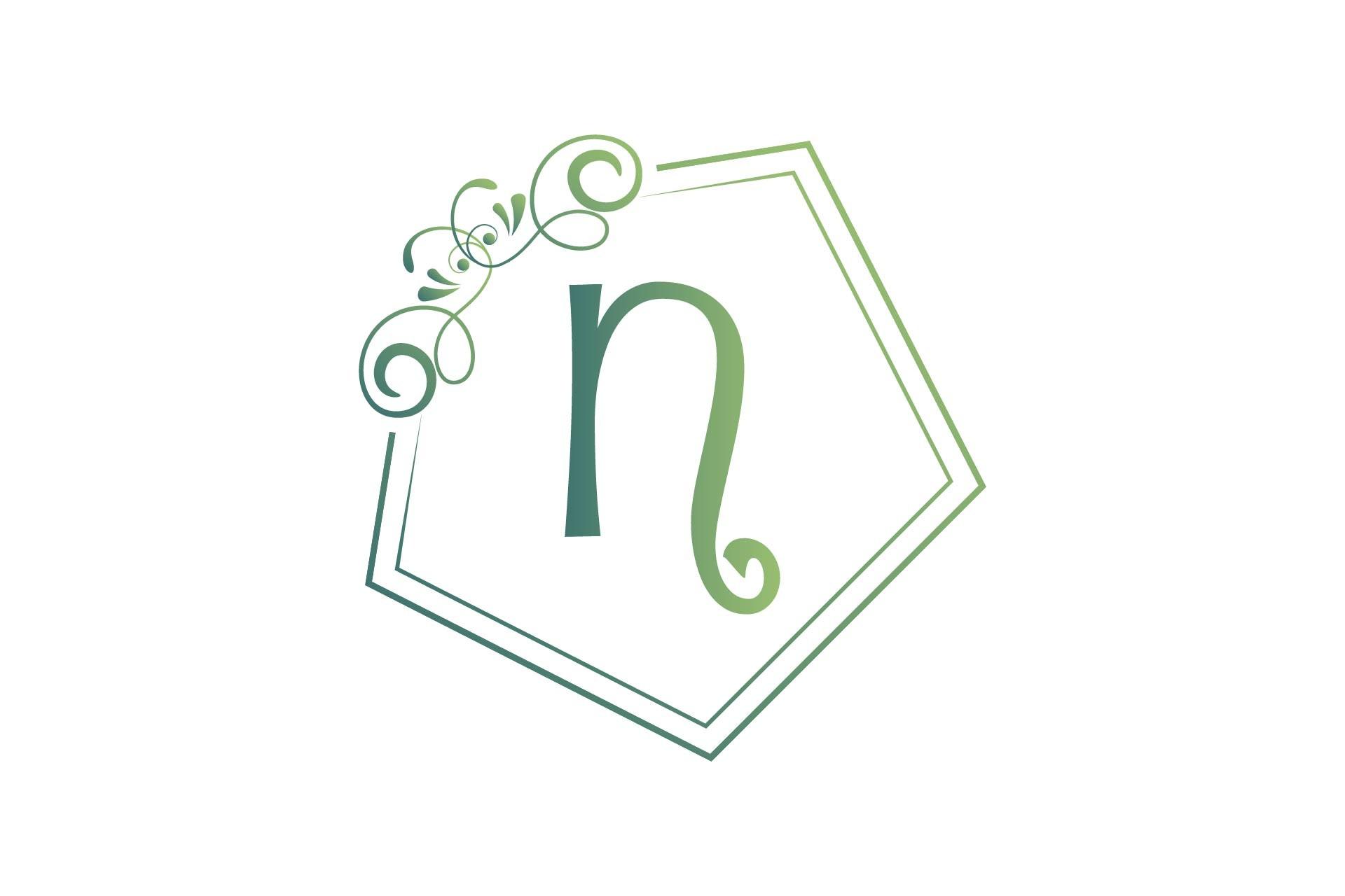 Monogram Logo Letter Antique