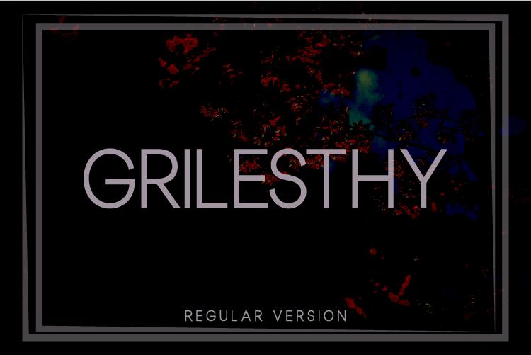 Grilesthy Regular Font