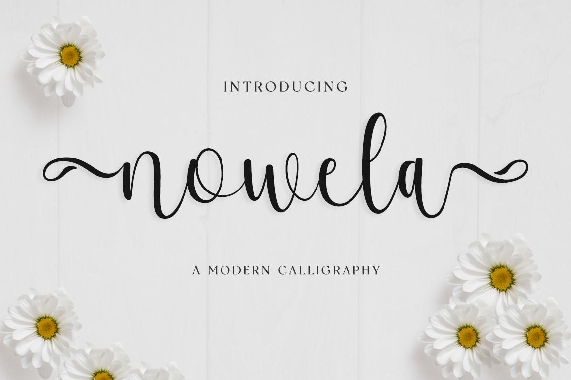Nowela Script Font