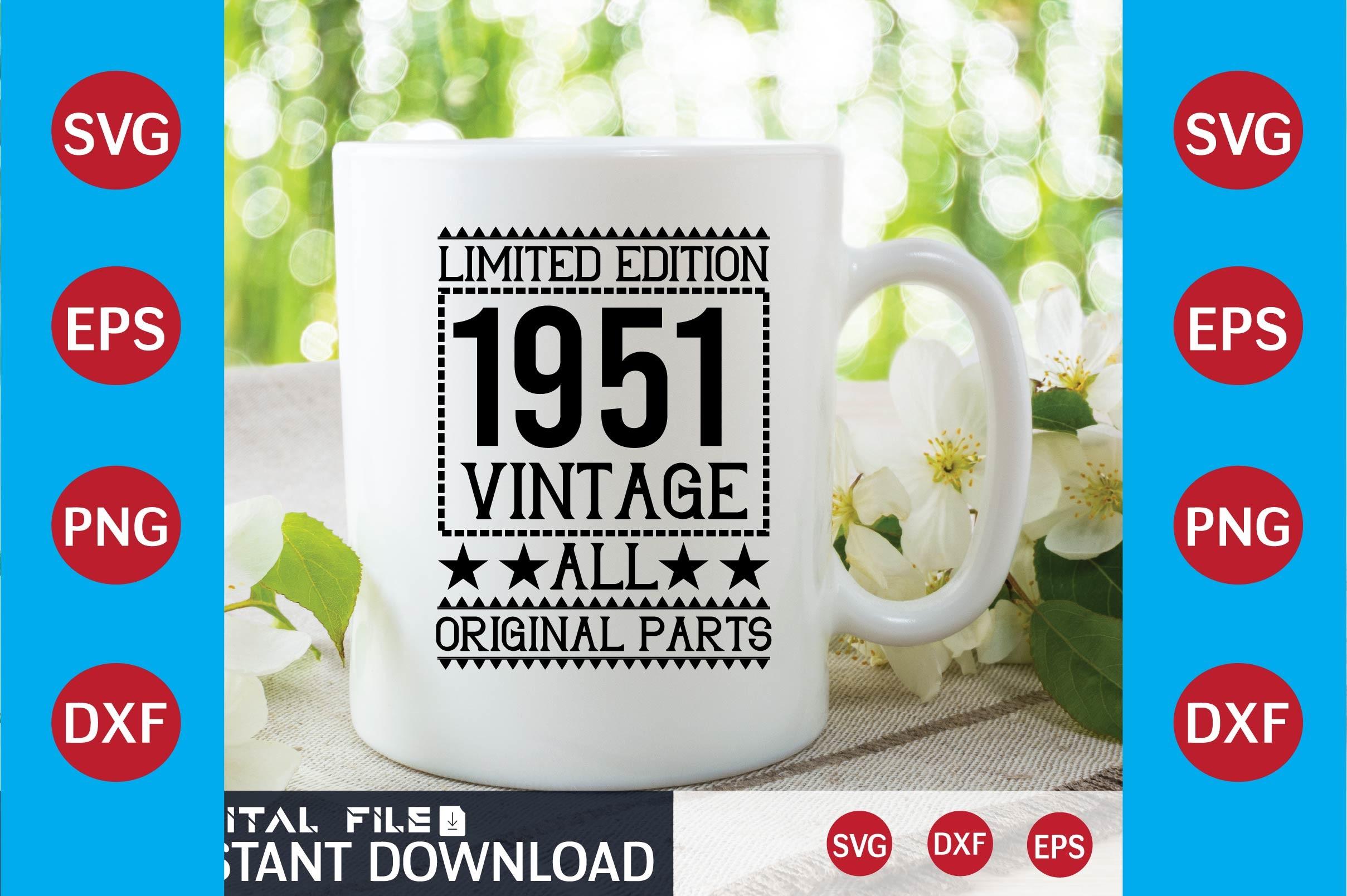 Limited Edition 1951 Vintage All Origina