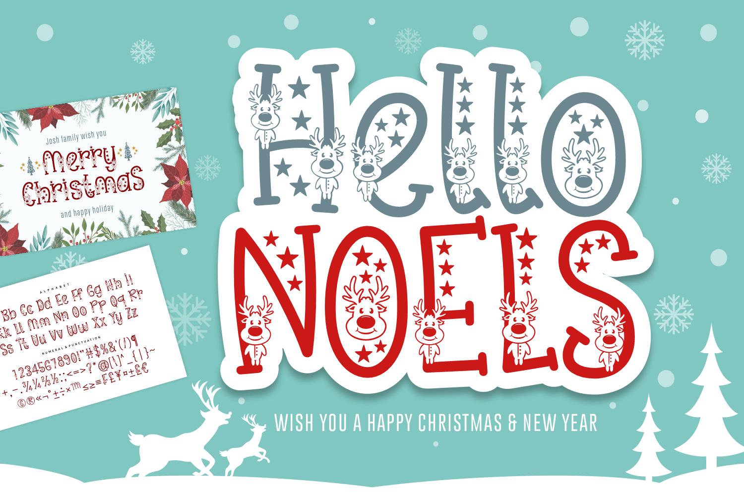Hello Noels Font