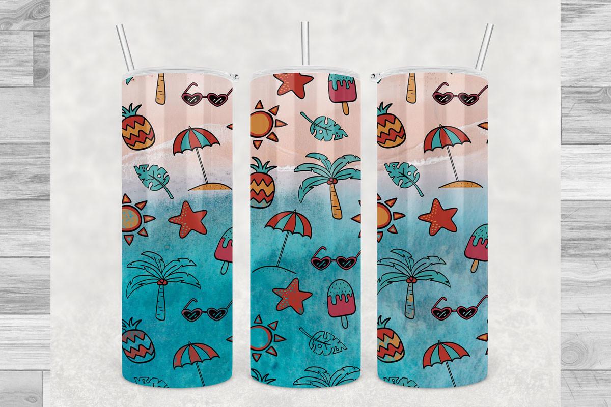Hello Summer Sea Tumbler 20oz