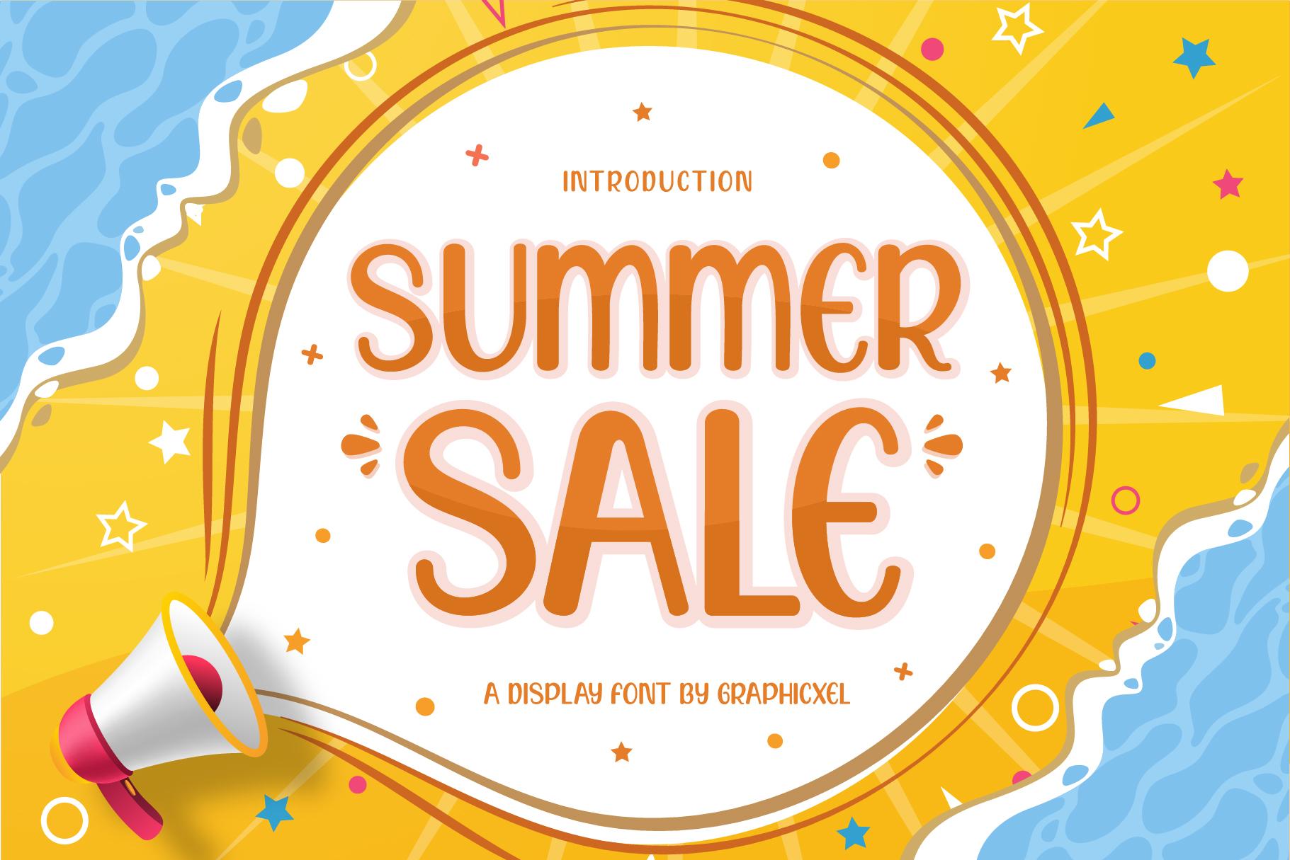 Summer Sale Font
