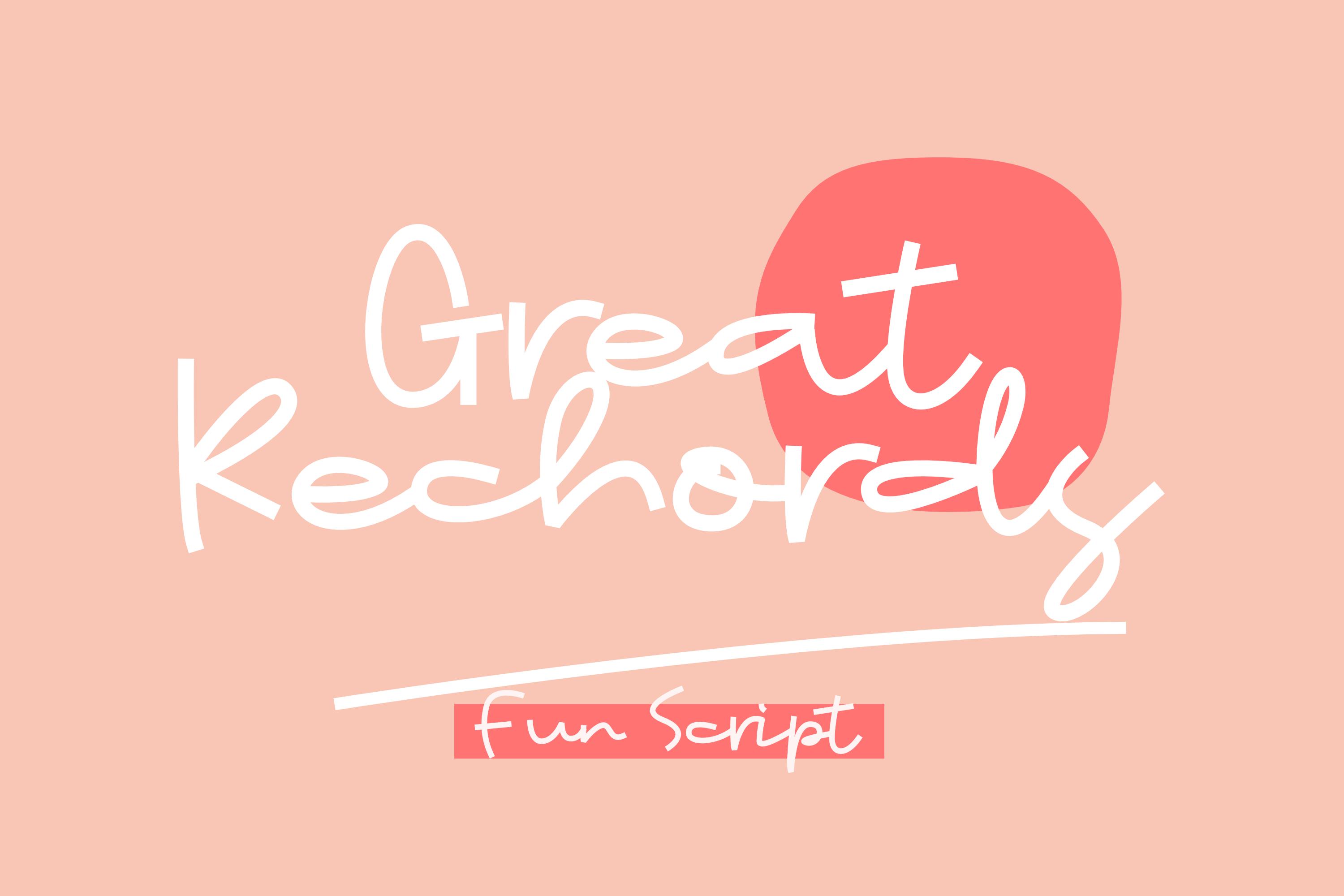Great Rechords Font