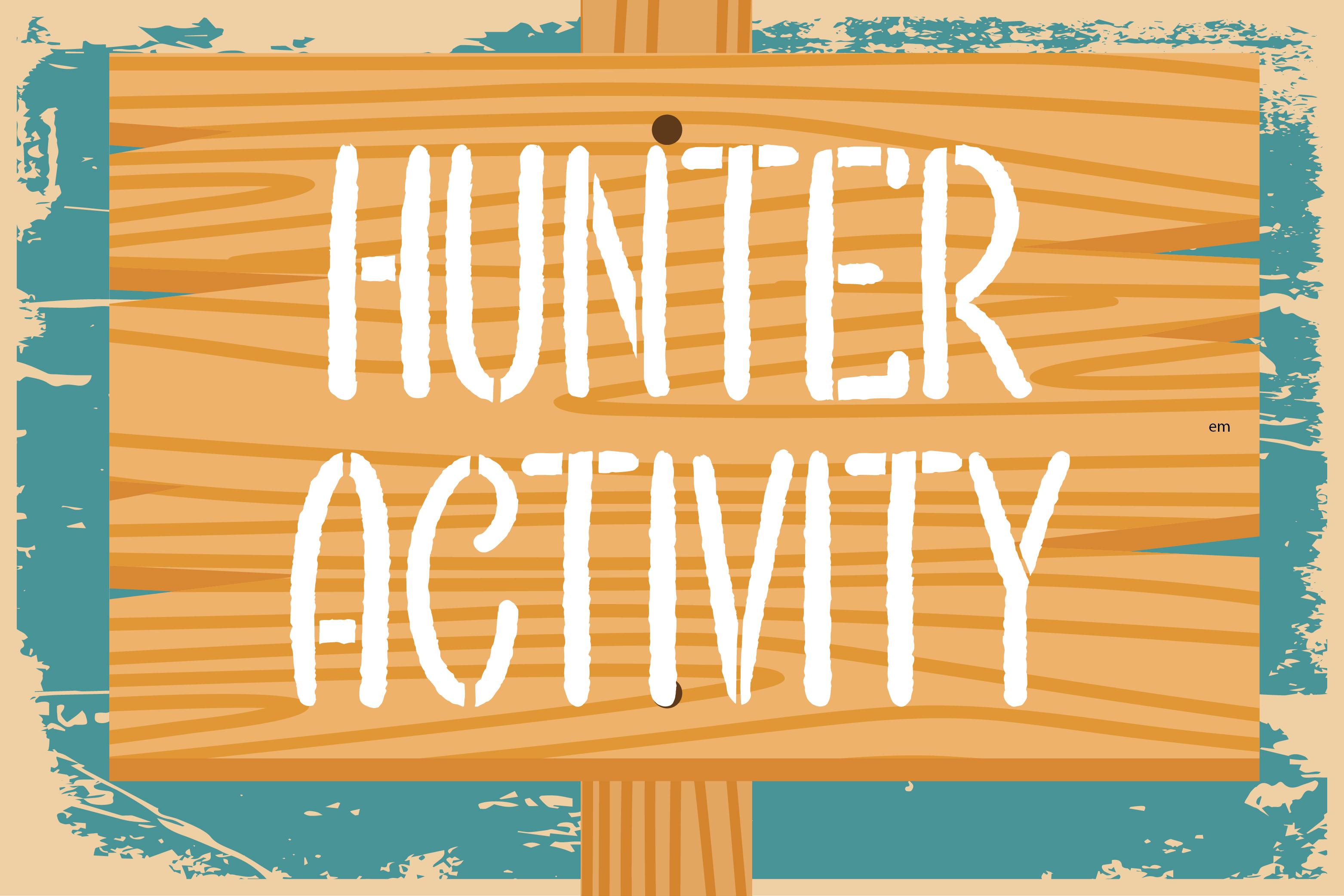 Hunter Activity Font