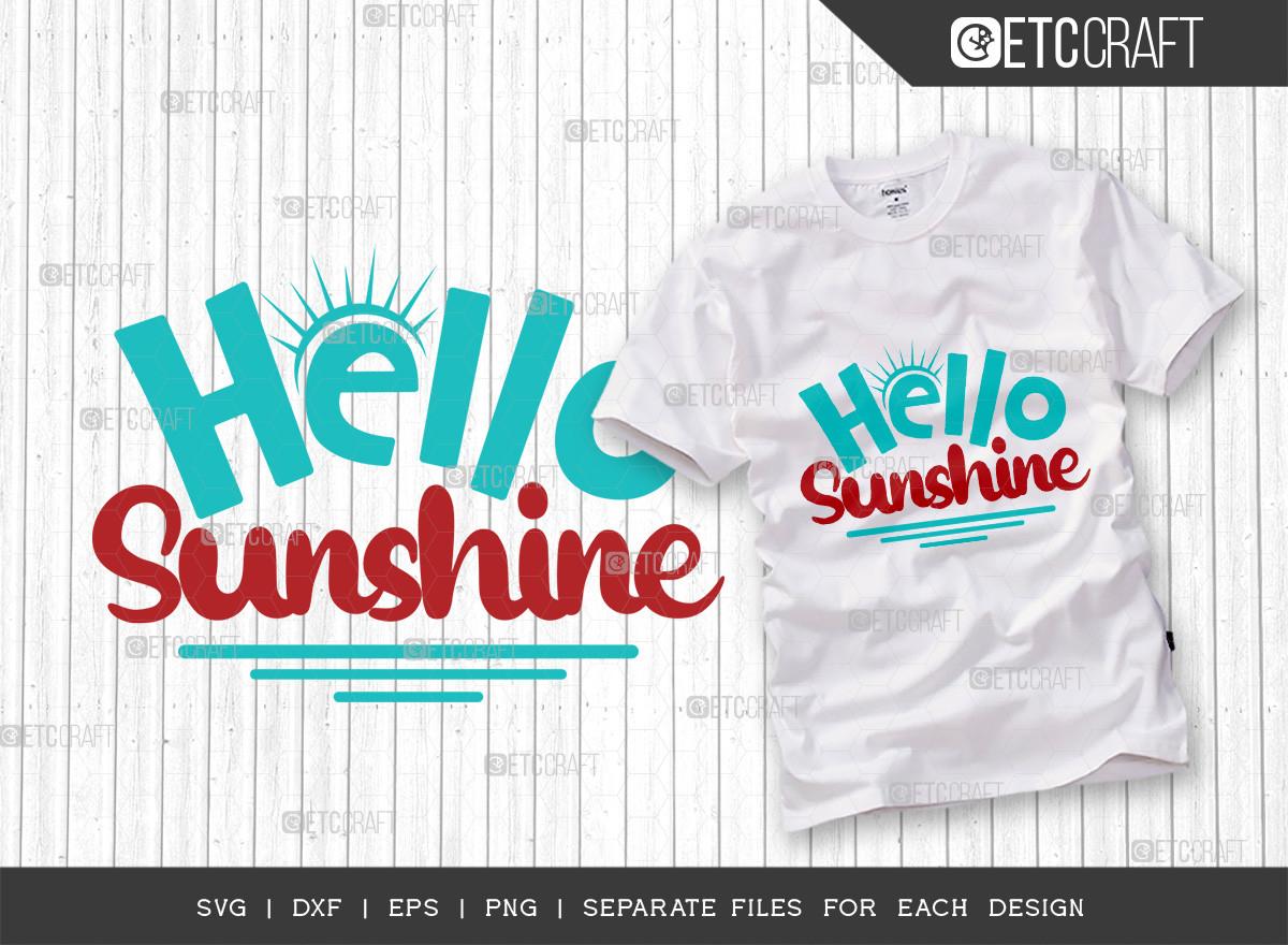 Hello Sunshine Svg Cut File | Sunshine