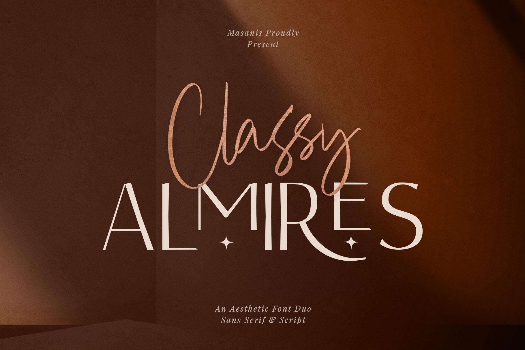 Classy Almires Font