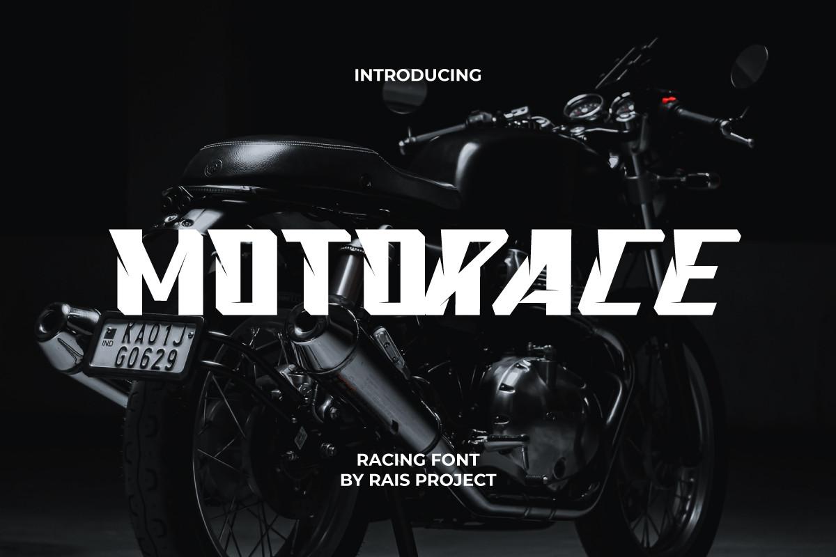 Motorace Font