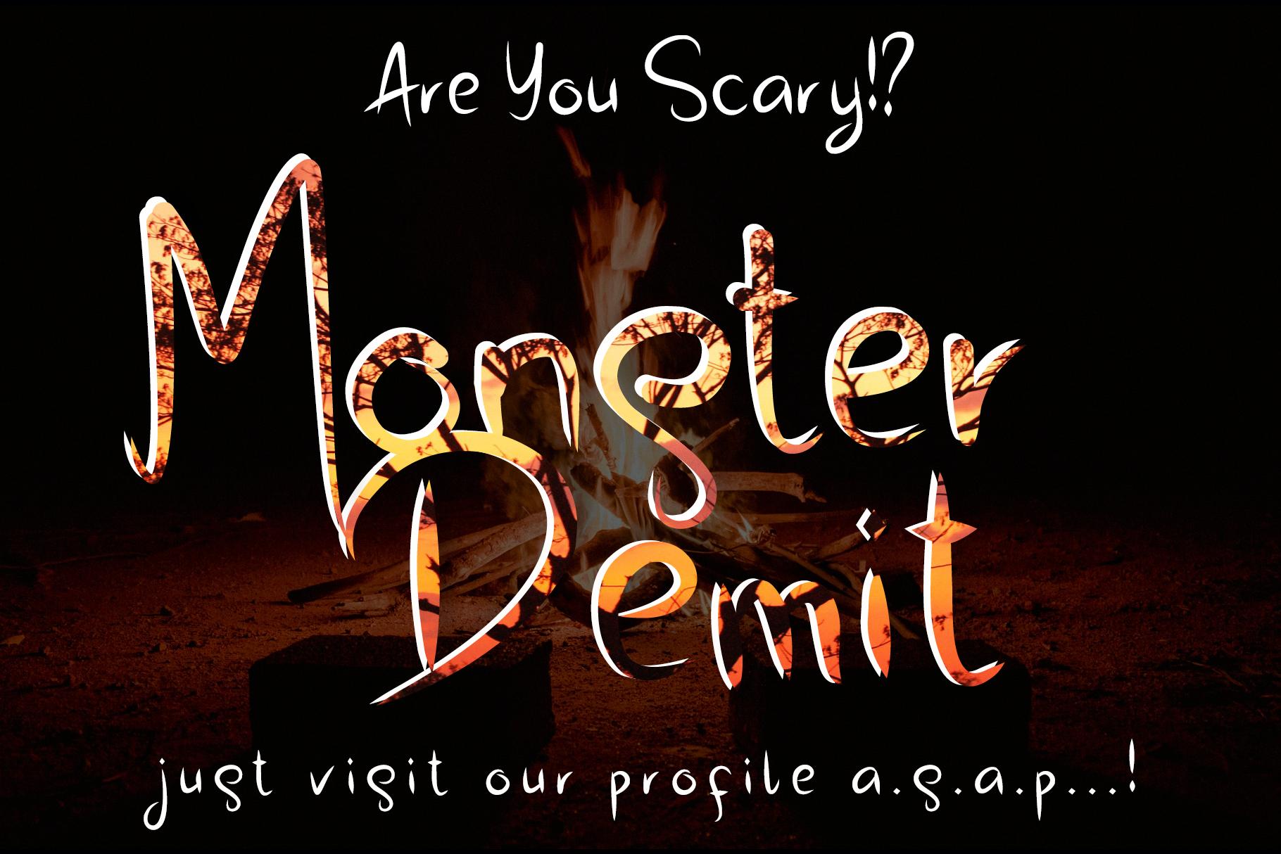 Monster Demit Font