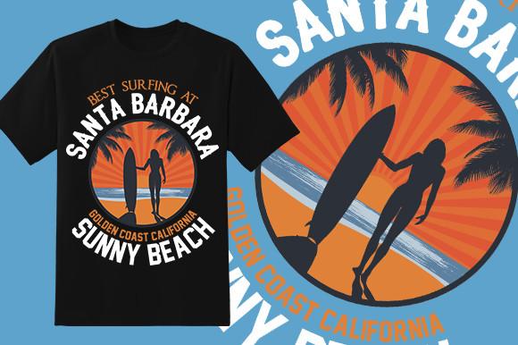 Surfing T-Shirt Design