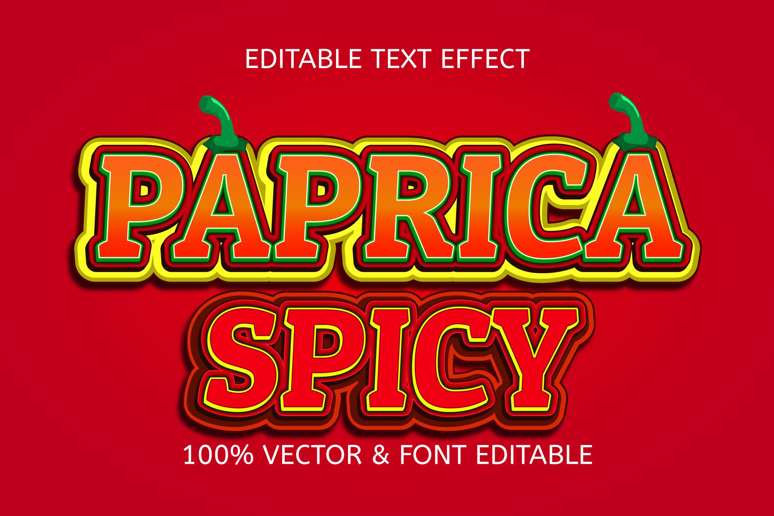 Editable Text Effect