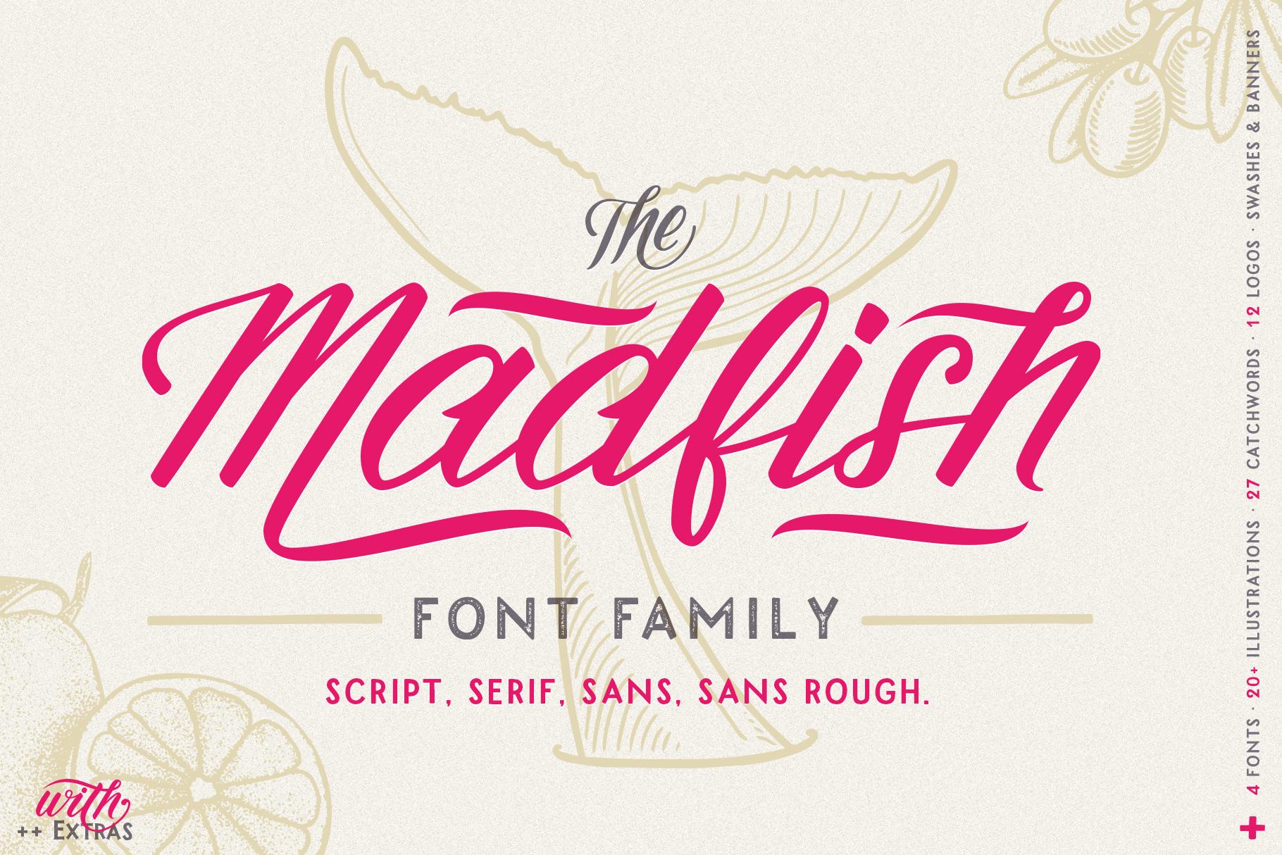 Madfish Family Font