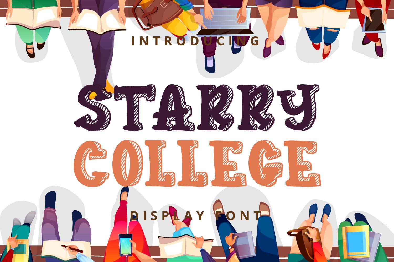 Starry College Font