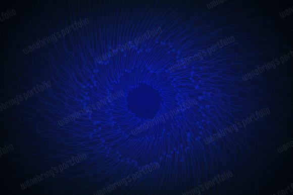 Abstract White Lines Style of Tech Style
