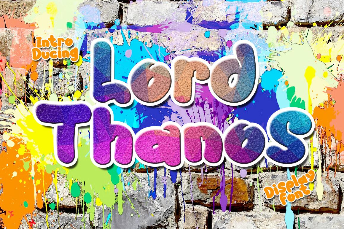 Lord Thanos Font