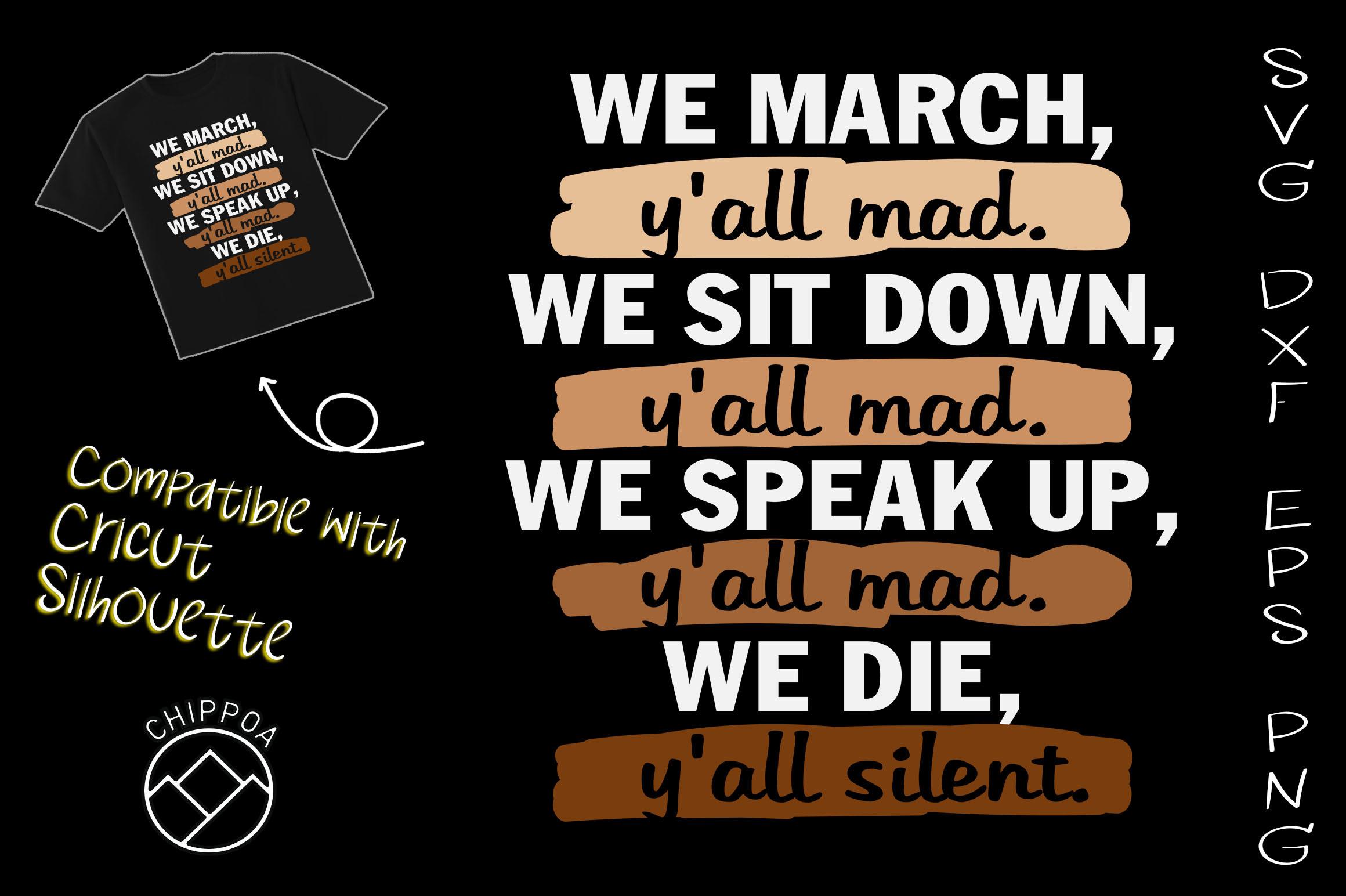 We March, Y'all Mad BLM