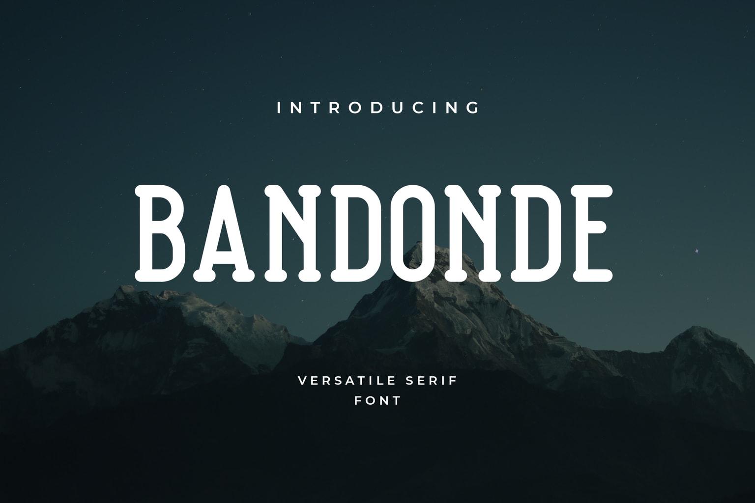 Bandonde Font