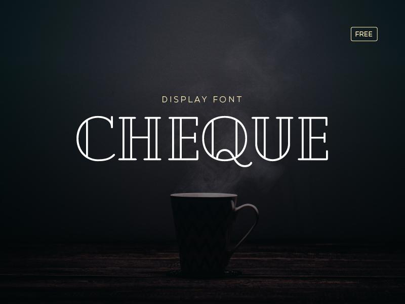 Cheque Font