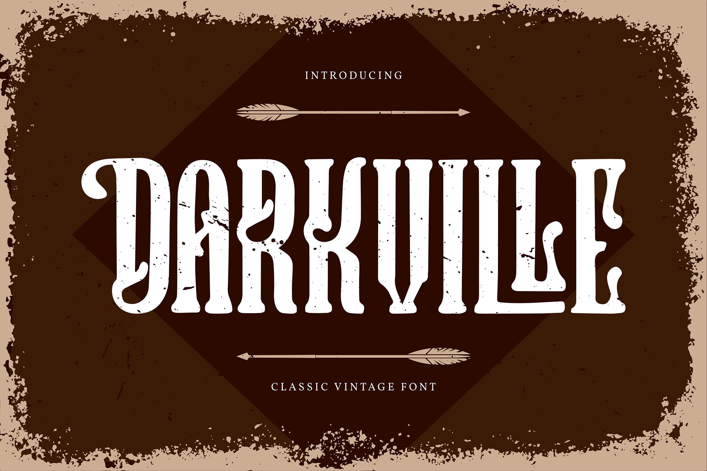 Darkville Font