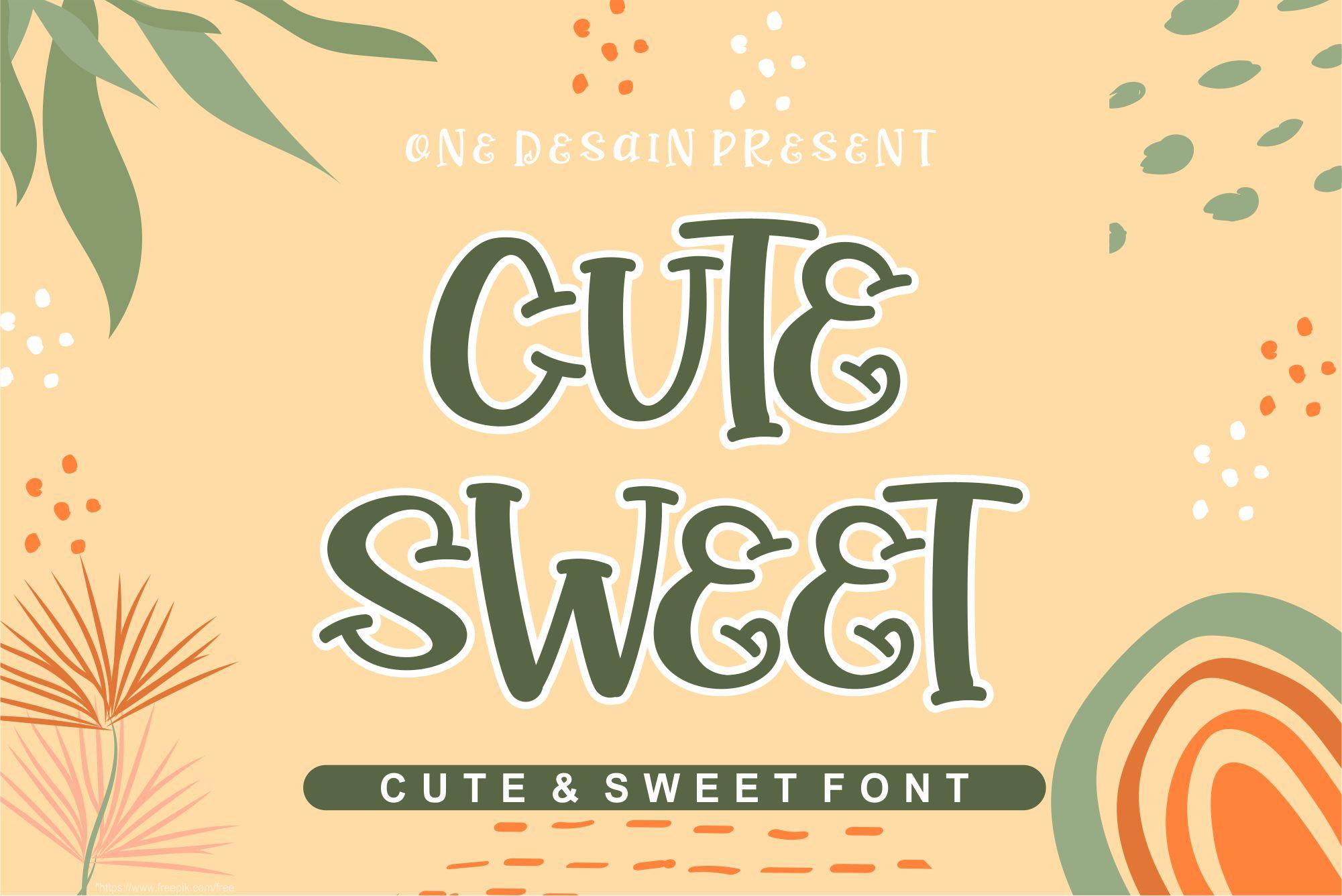 Cute Sweet Font