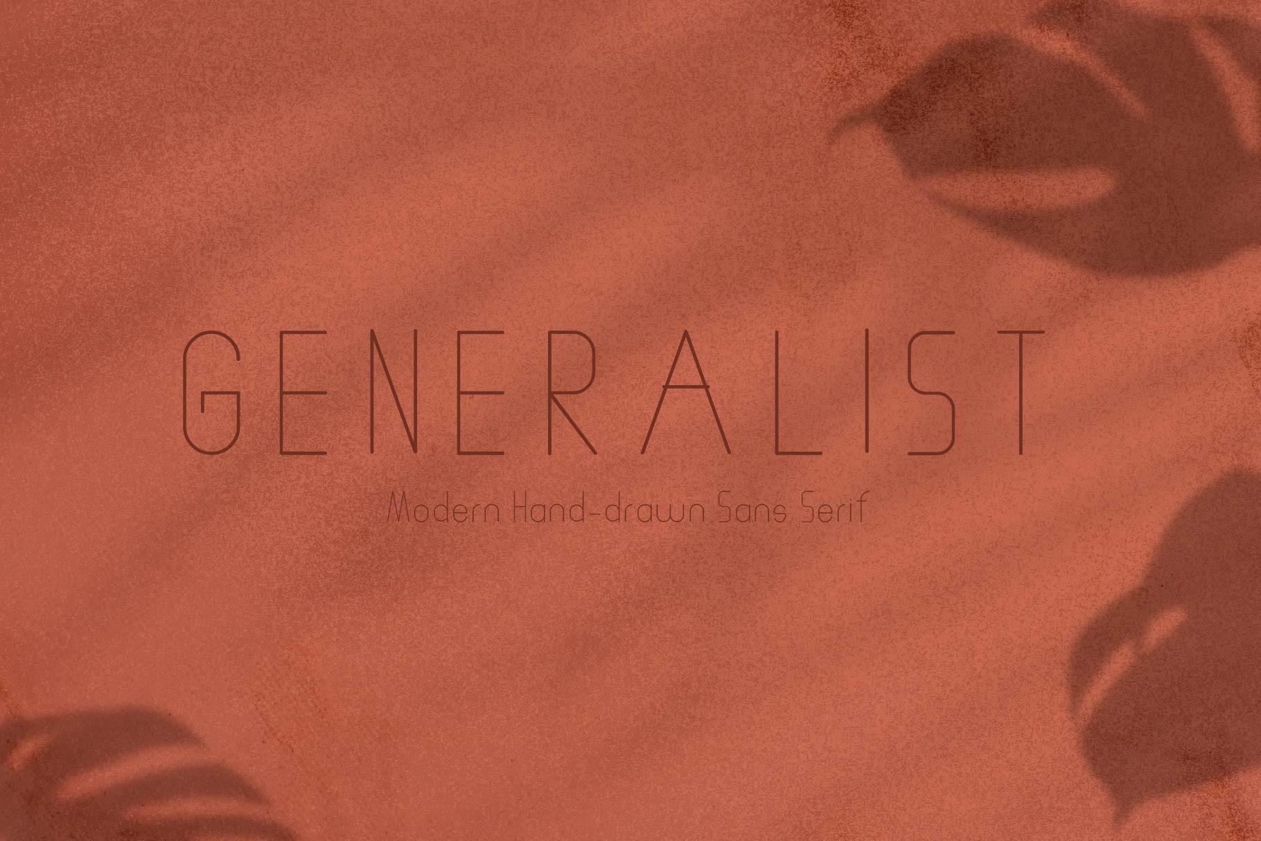 Generalist Font