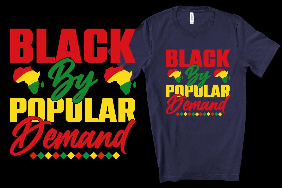 Black History T-Shirt Design
