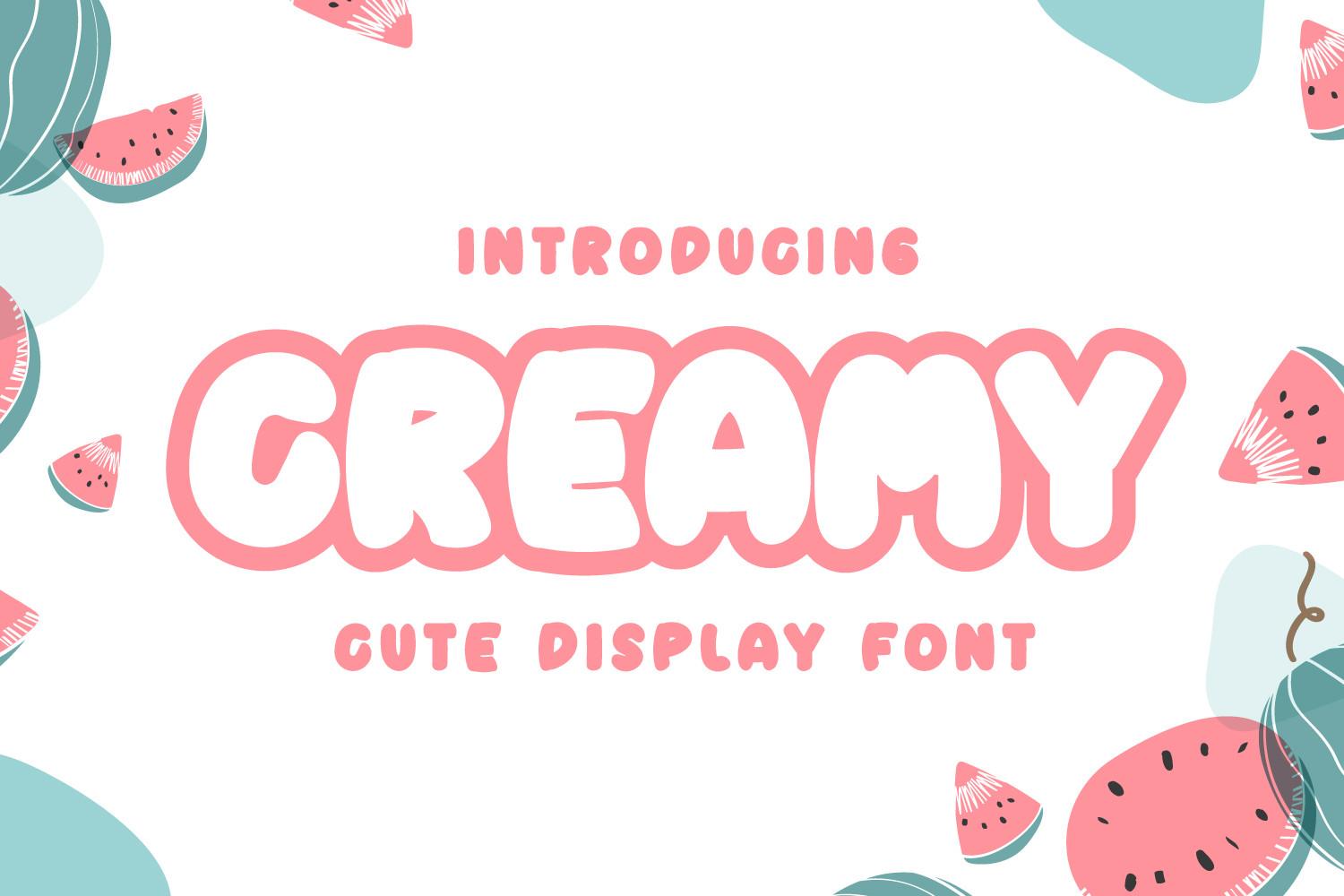 Creamy Font