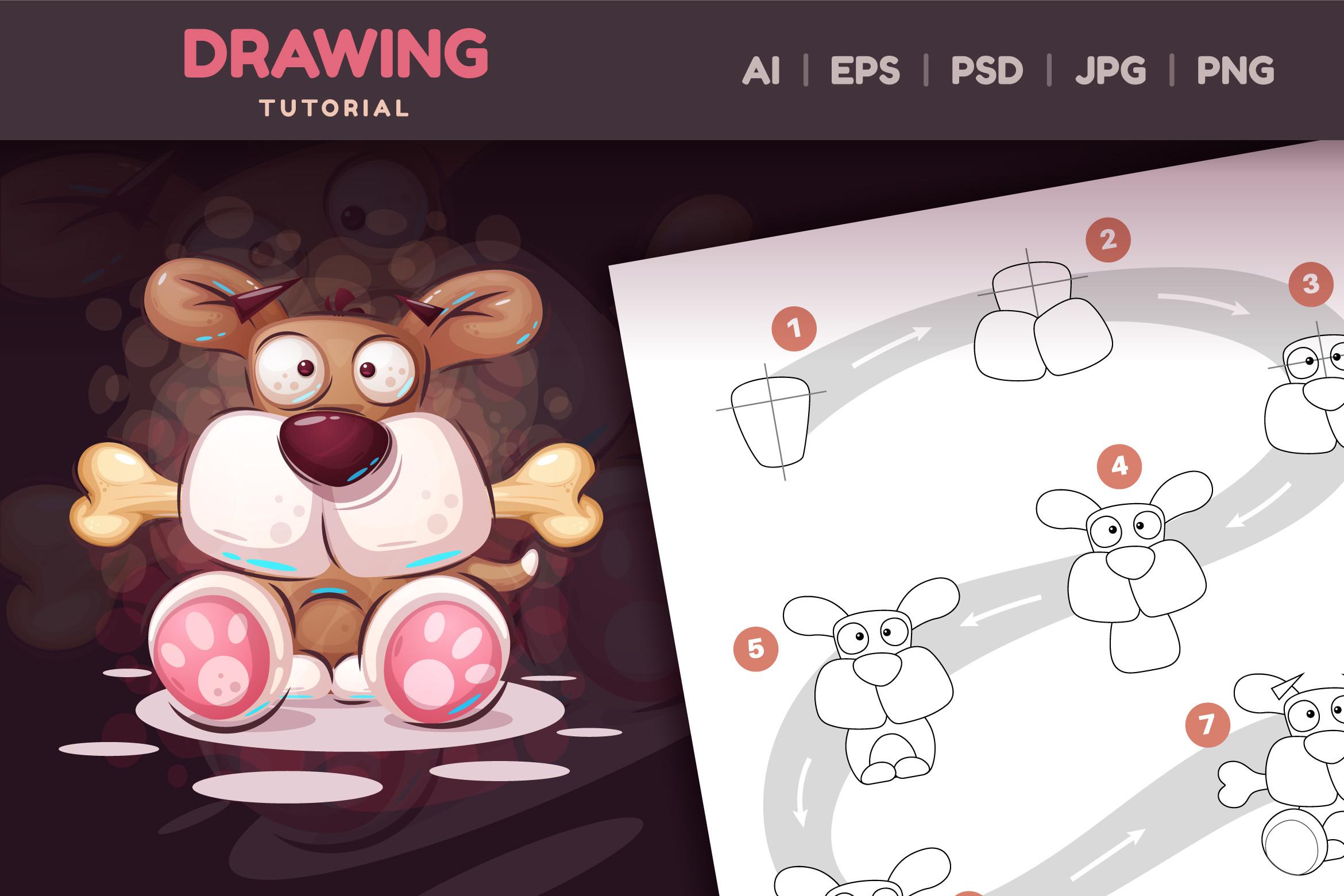 How to Draw Dog Step by Step