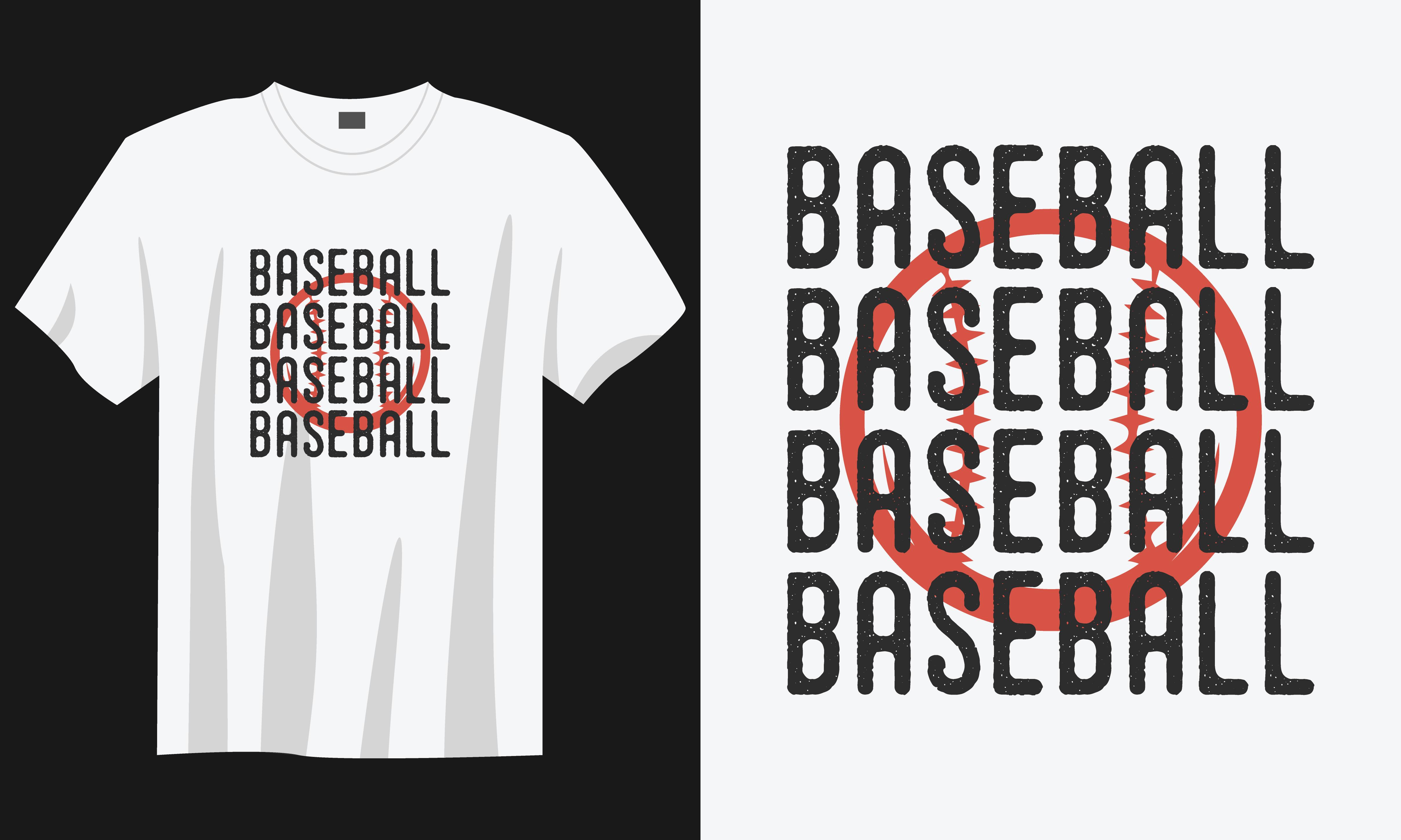 Baseball T-shirt Design, Baseball SVG