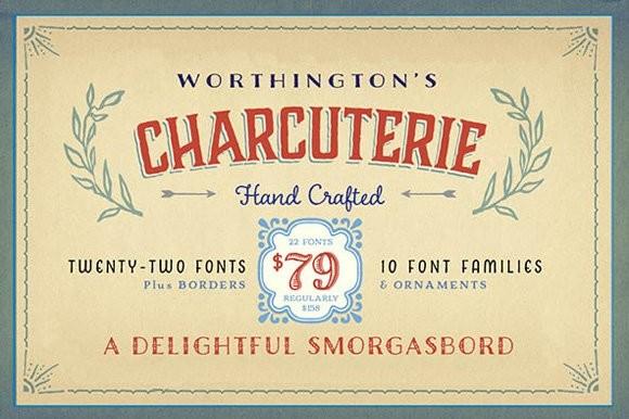 Charcuterie Collection Font