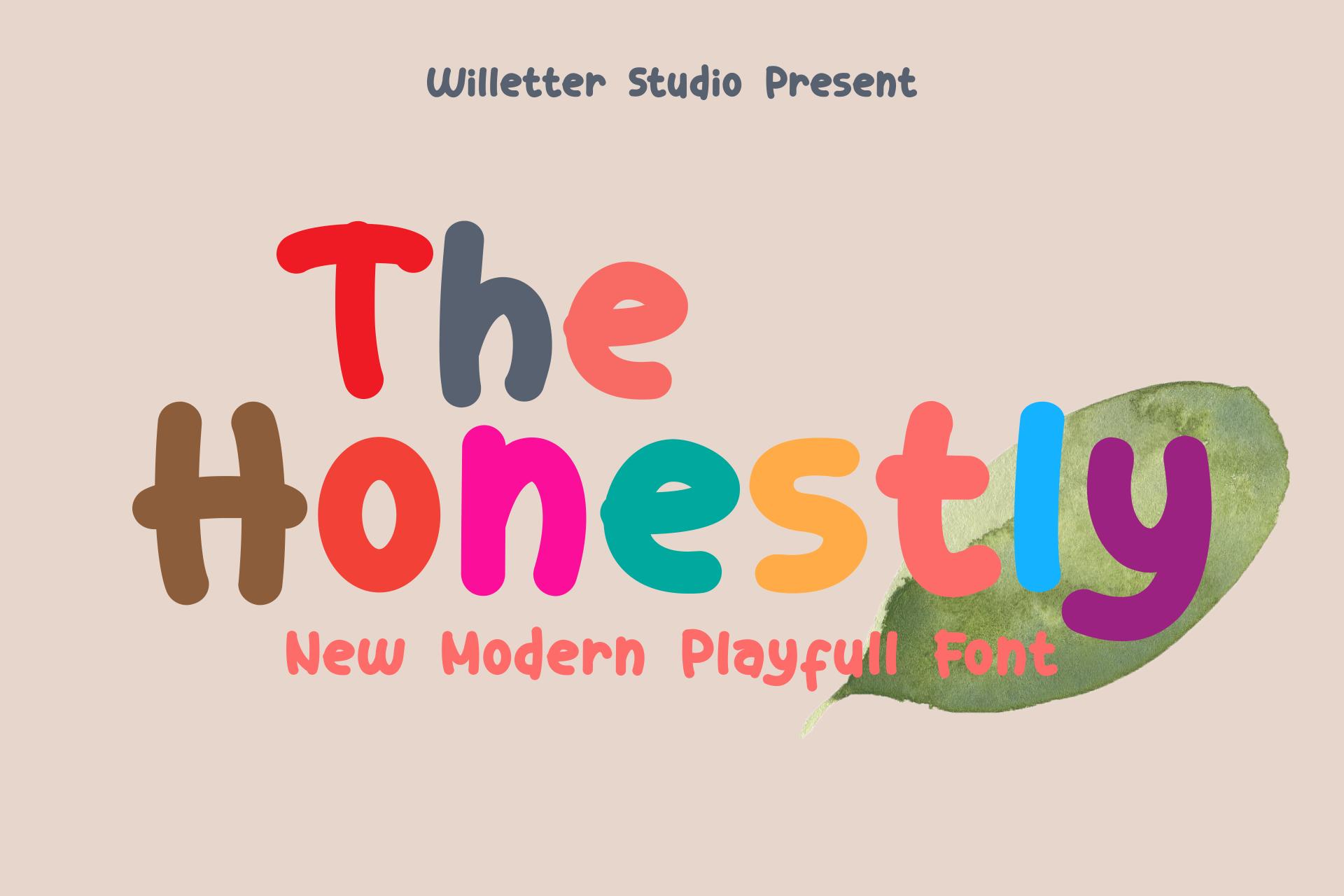 The Honestly Font