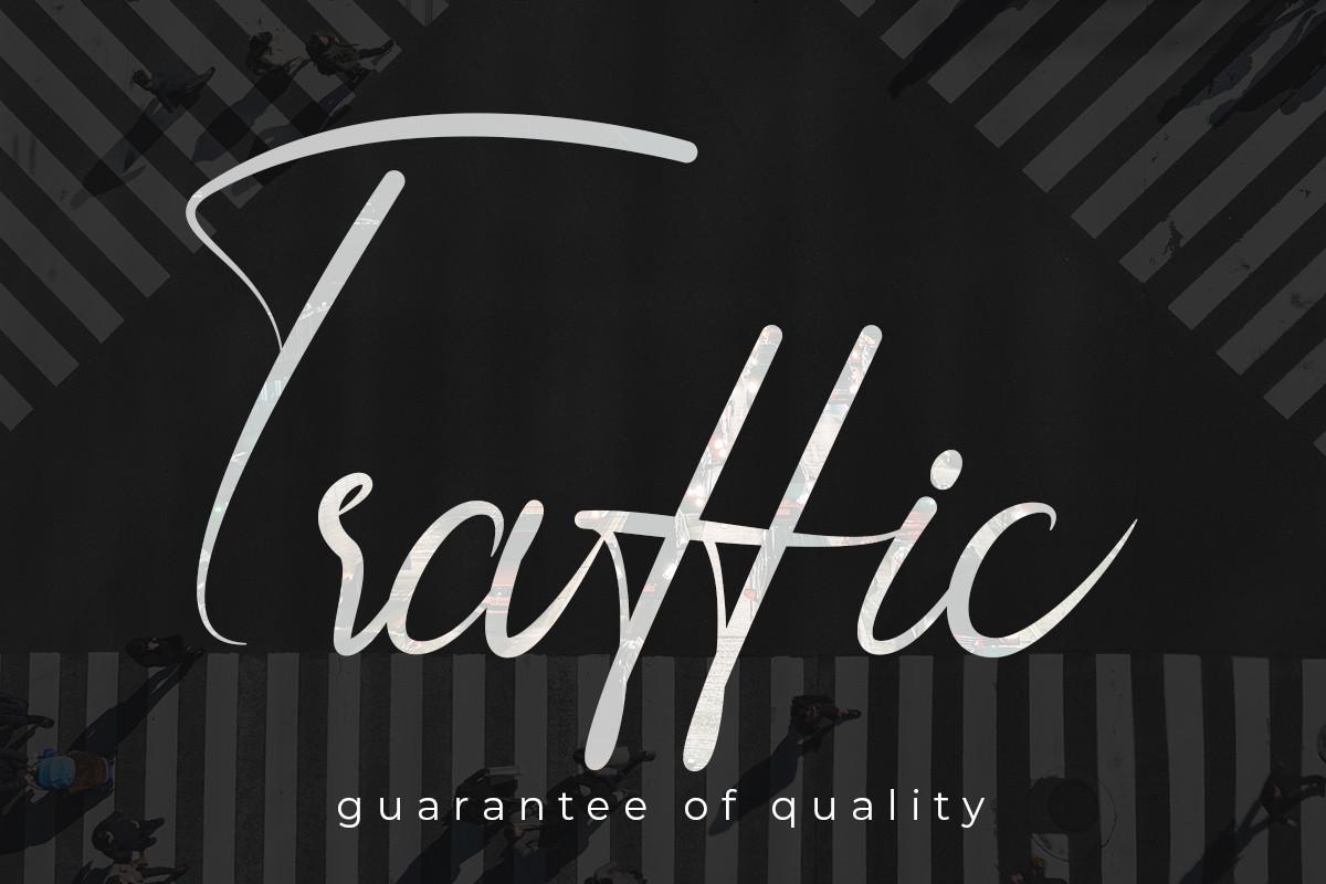 Traffic Font