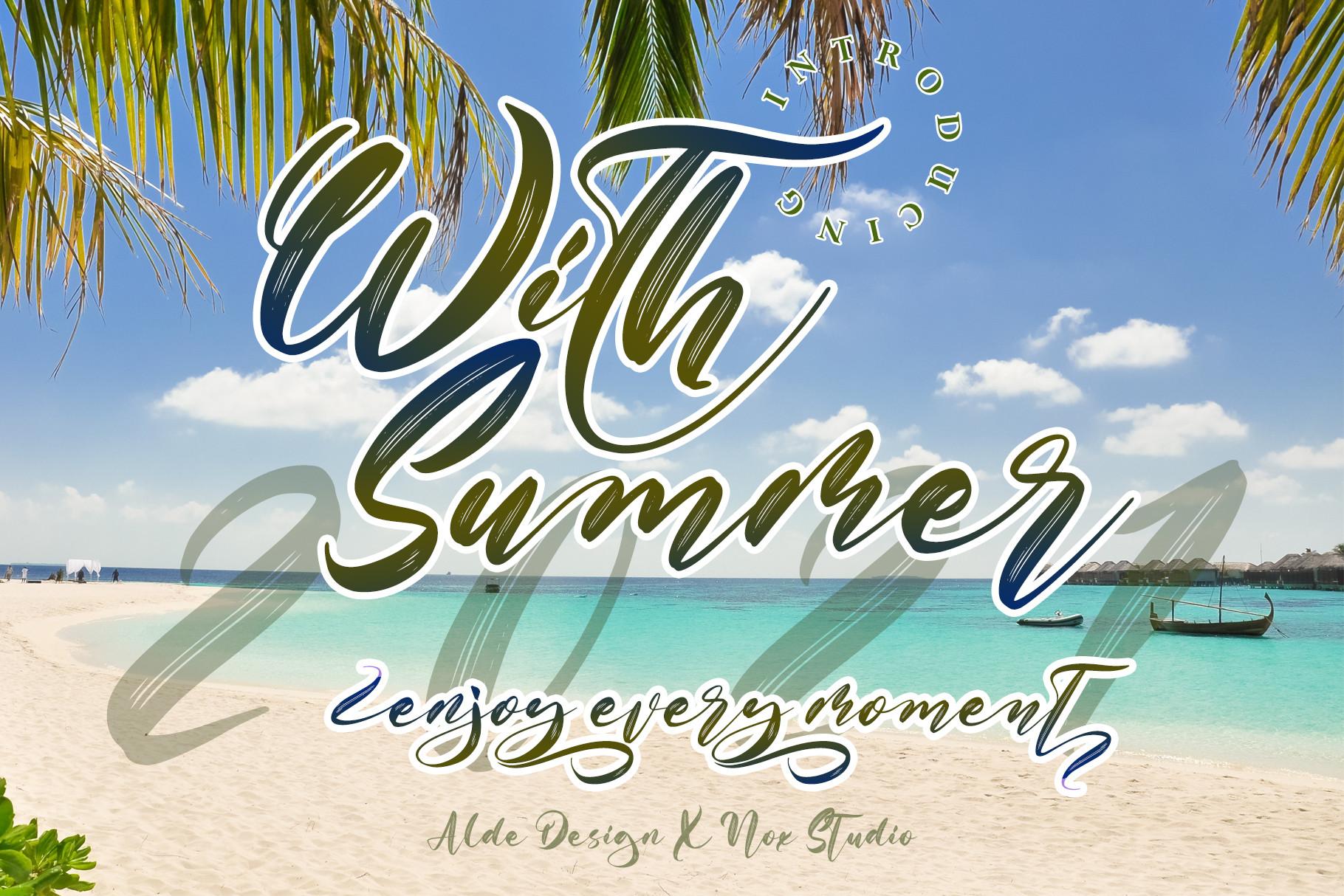 With Summer Font