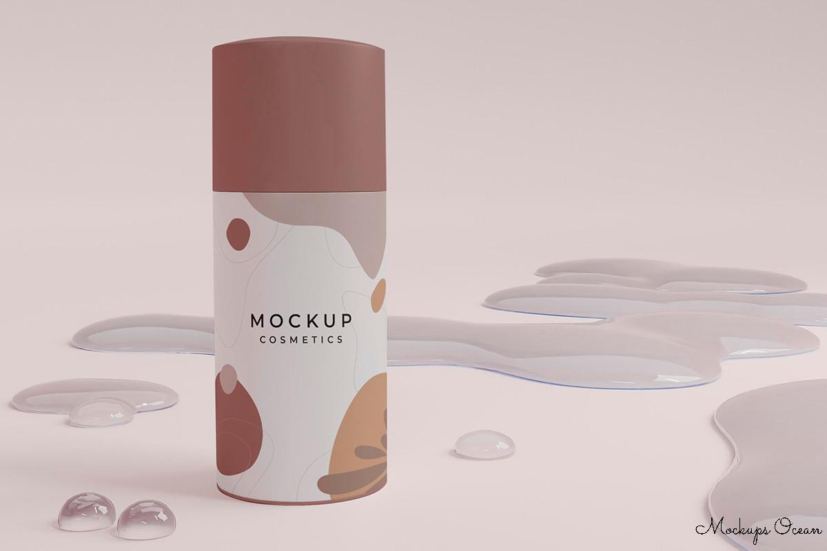 Cosmetic Bottle Mockup
