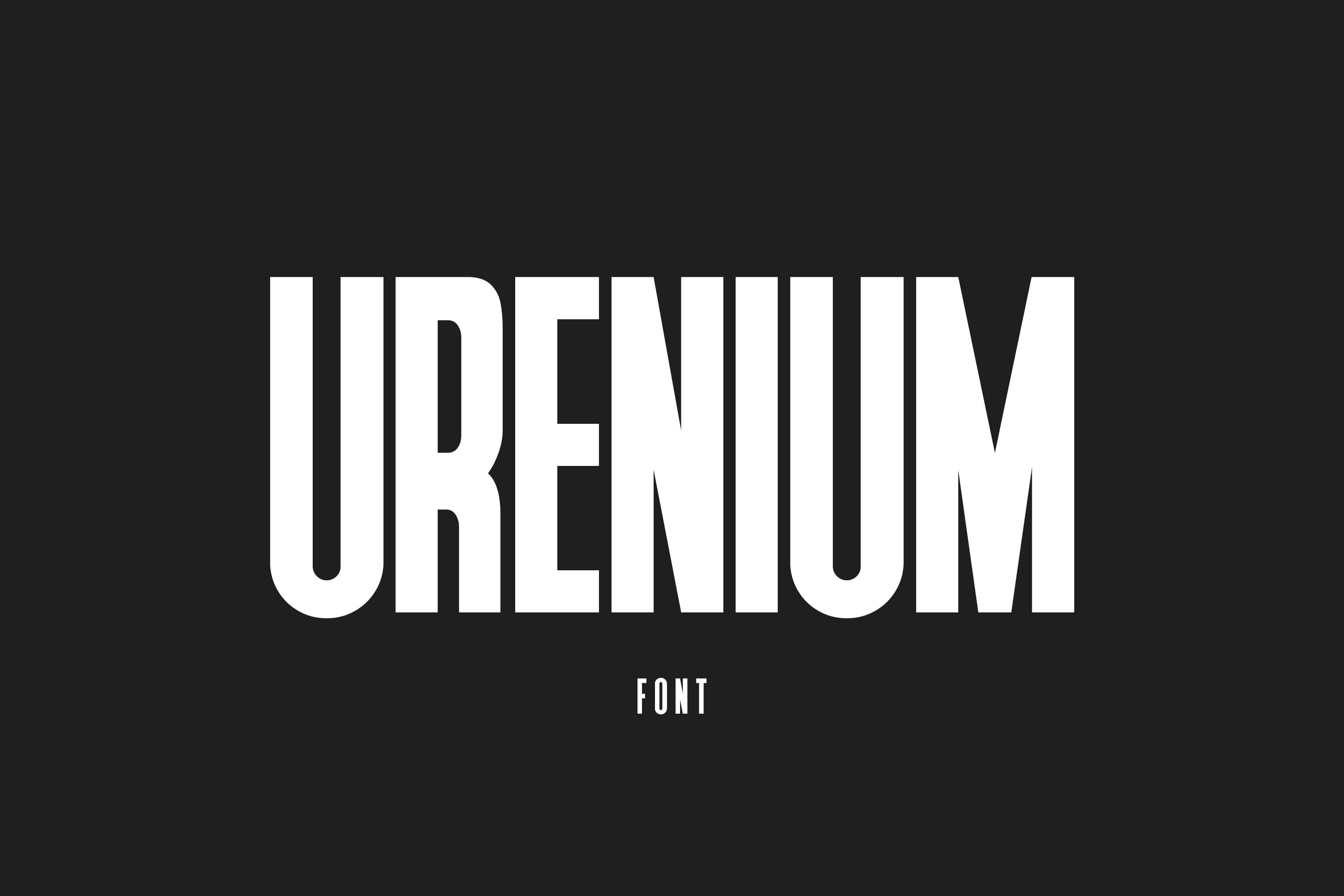 Urenium Font