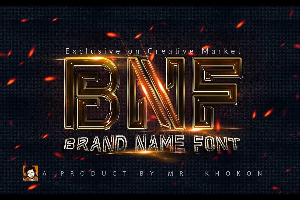 Brand Name Font